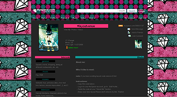 diamond stripes stars myspace layouts 2.0