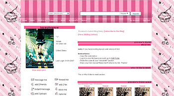    default myspace layouts