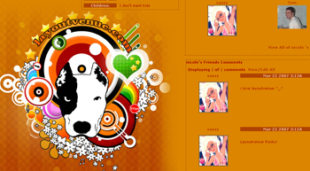 hot abstract myspace layouts