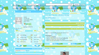     myspace layouts