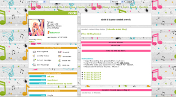    myspace layouts