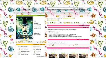    myspace layouts