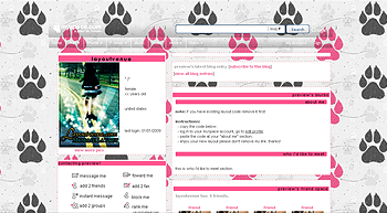   myspace layouts