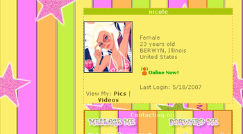 stripe star animated myspace layouts